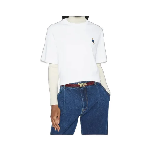 Dressed Fox Embroidered T-Shirt