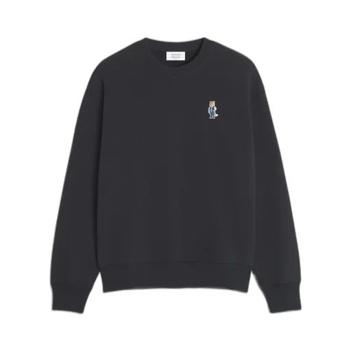 Fox-Embroidered Cotton Sweatshirt