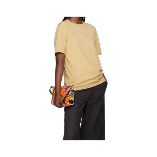 Chillax Fox Patch Crewneck T-Shirt
