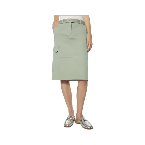 Belted Utility Skirt