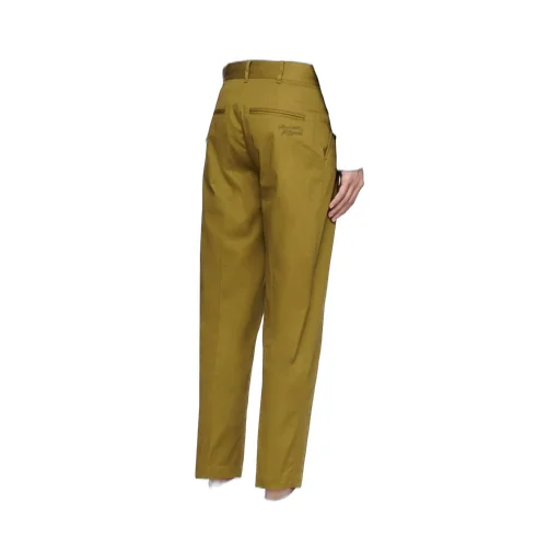 Straight-Leg Gabardine Chinos
