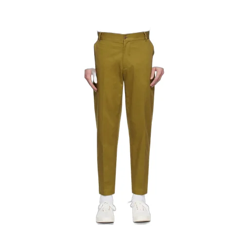 Straight-Leg Gabardine Chinos