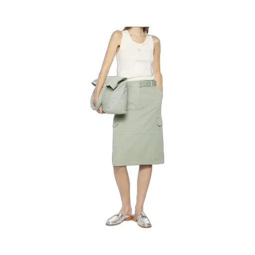 Belted Utility Skirt
