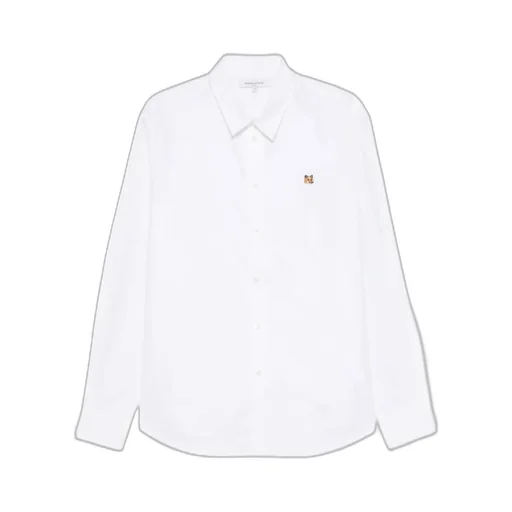 Fox-Head Patch Long-Sleeved Shirt