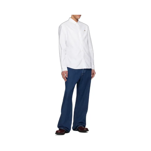 Fox-Head Patch Long-Sleeved Shirt