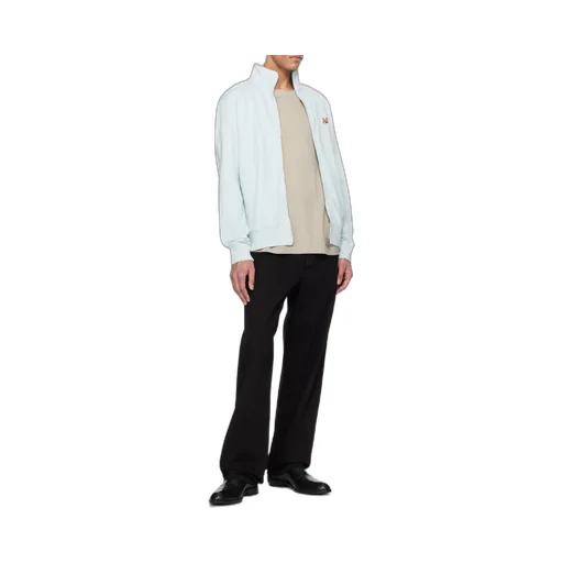 Fox Head-Patch Zip-Up Cardigan