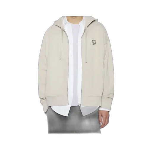 Bold Fox Head Patch Oversize Hoodie