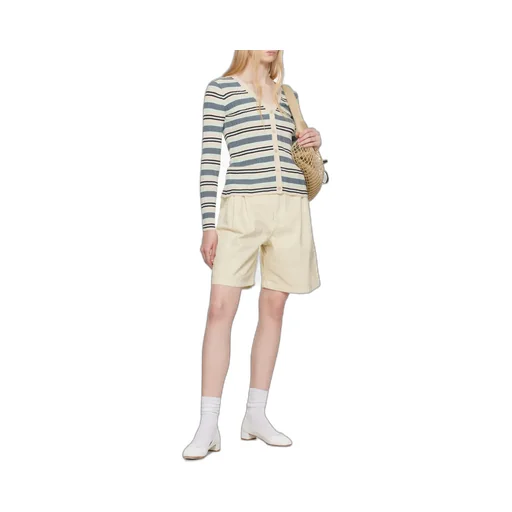 Casual Pleated Bermuda