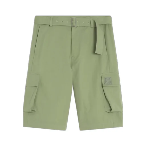 Belted Bermuda Shorts