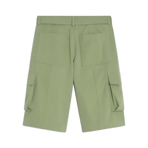 Belted Bermuda Shorts