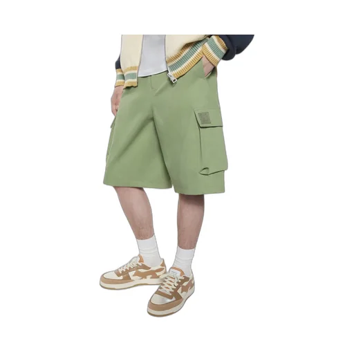 Belted Bermuda Shorts
