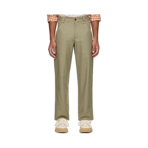 Logo Embroidered Workwear Pants