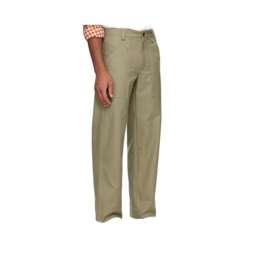 Logo Embroidered Workwear Pants