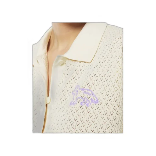 Baby Fox Embroidered Pointelle Cardigan