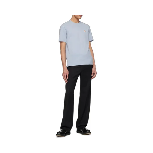 Chillax Fox Patch Crewneck T-Shirt
