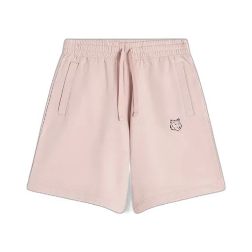 Bold Fox Head Patch Drawstring Shorts