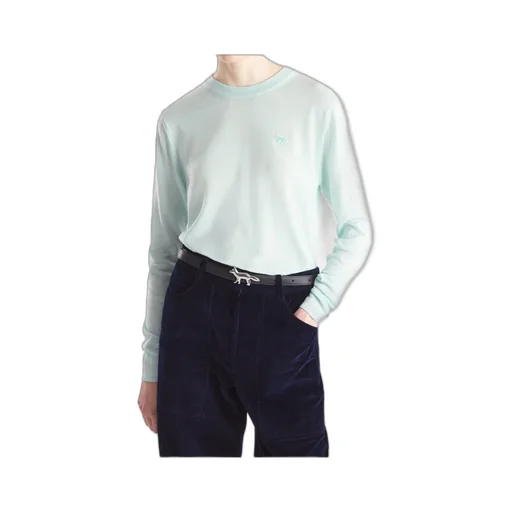 Round-Collar Long-Sleeve Sweater