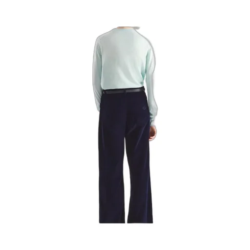 Round-Collar Long-Sleeve Sweater
