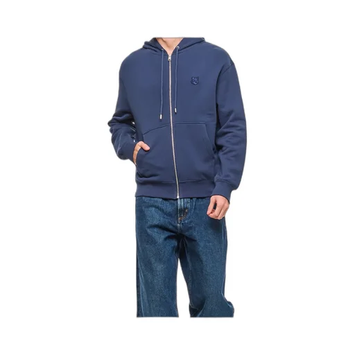 Zip-Up Drawstring Hoodie