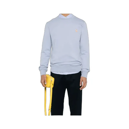 Chillax Fox Patch Crewneck Sweatshirt