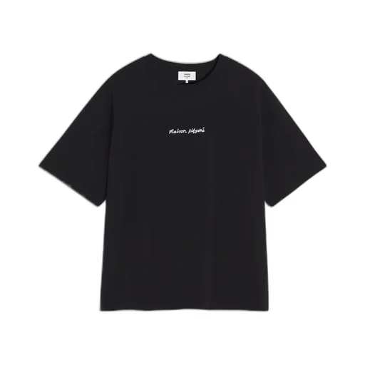 Line Handwriting Oversize Tee-Shirt