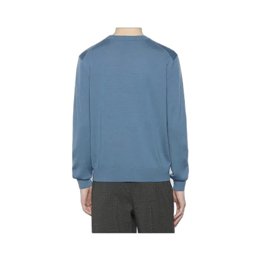 Bold Fox Head Patch Knitted Jumper