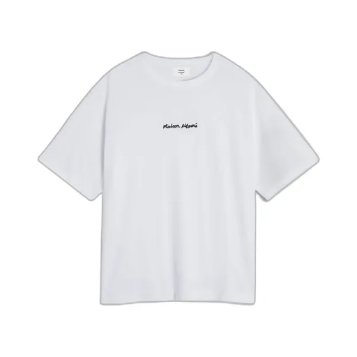 Line Handwriting Oversize Tee-Shirt