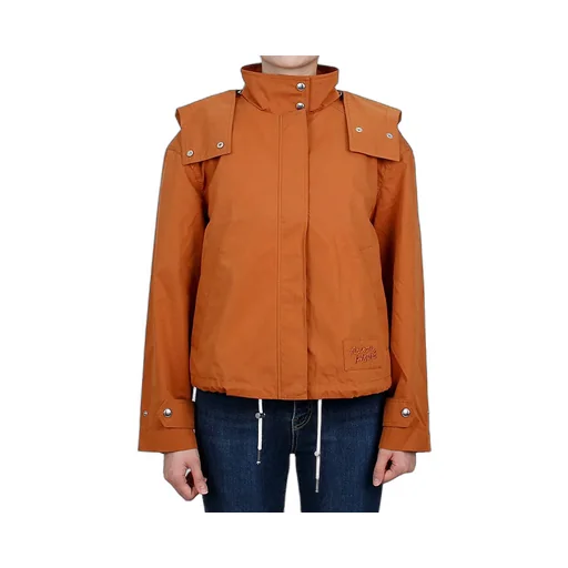 Long-Sleeved Hooded Jacket