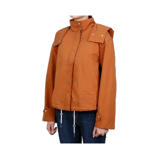 Long-Sleeved Hooded Jacket