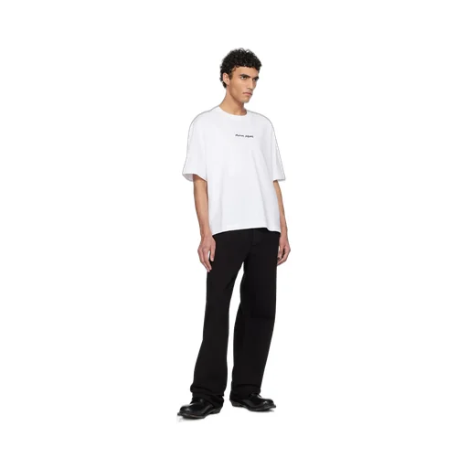 Line Handwriting Oversize Tee-Shirt