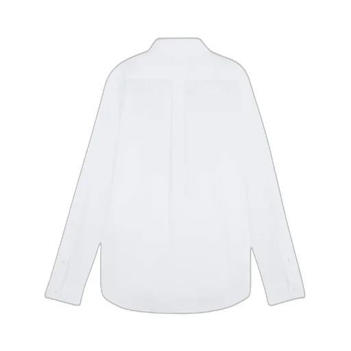 Fox Head Embroidered Long-Sleeved Shirt