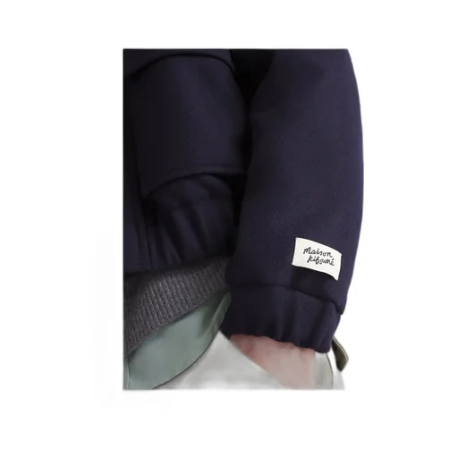 Logo Patch Zipped Jacket