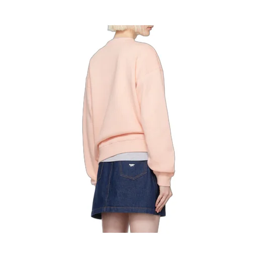 Bold Fox Head Patch Crewneck Sweatshirt