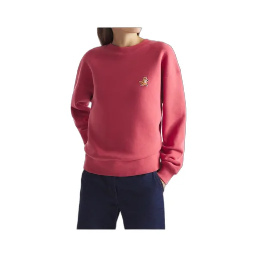 Speedy Fox Patch Crewneck Sweatshirt