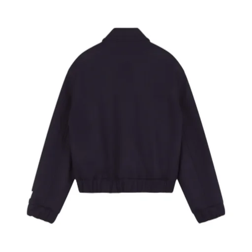 Logo Patch Zipped Jacket