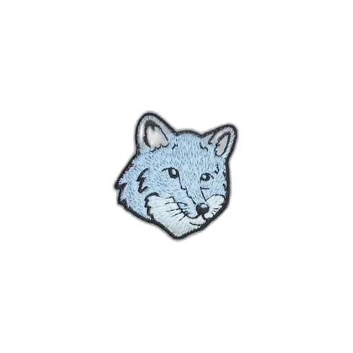 Bold Fox Head Patch Drawstring Hoodie