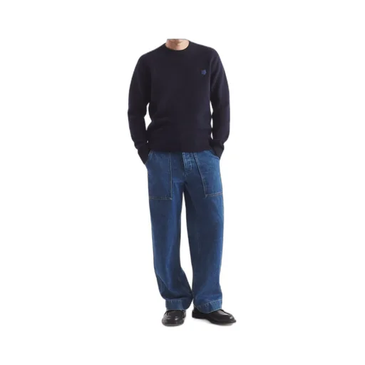 Bold Fox Head Patch Knit Jumper