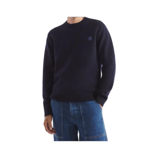 Bold Fox Head Patch Knit Jumper