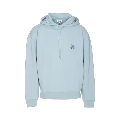 Bold Fox Head Patch Drawstring Hoodie