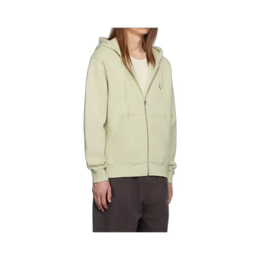 Zippered Hooded Sweatshirt