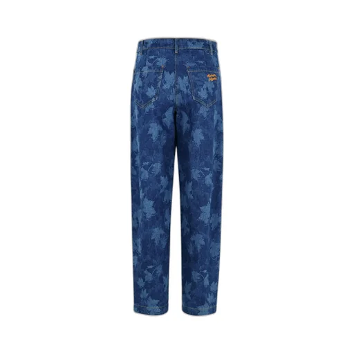 Pattern Baby Fox Embroidered Jeans