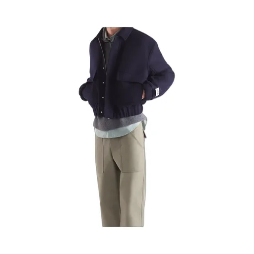 Logo Patch Zipped Jacket