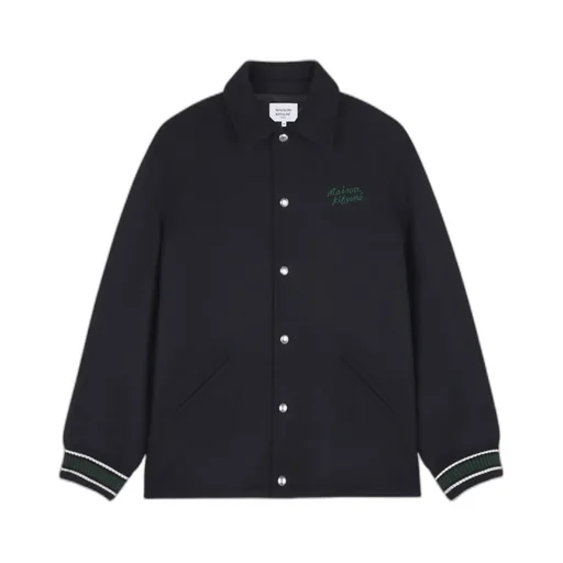 Long-Sleeved Button-Up Jacket