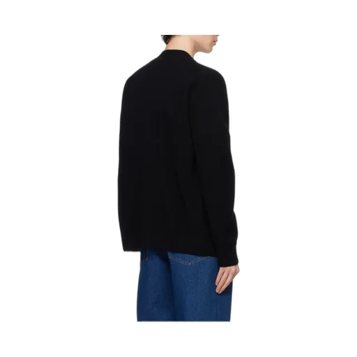 Bold Fox Head-Patch Button-Up Cardigan