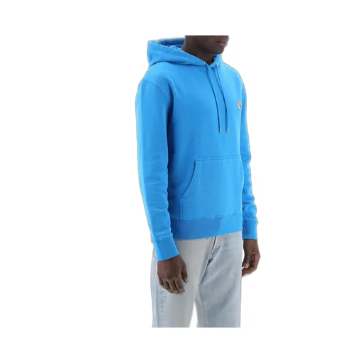 Fox Head Patch Drawstring Hoodie