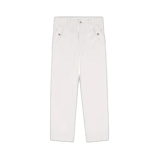 Logo Patch Straight-Leg Jeans