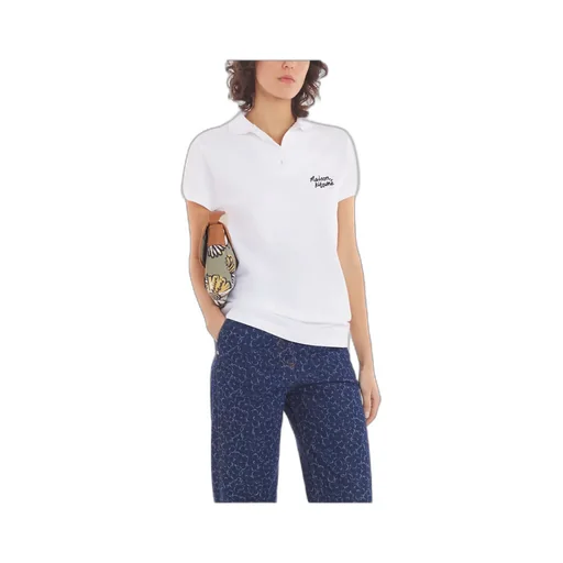 Handwriting Short Sleeved Polo Shirt