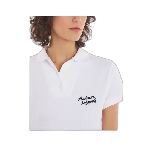 Handwriting Short Sleeved Polo Shirt