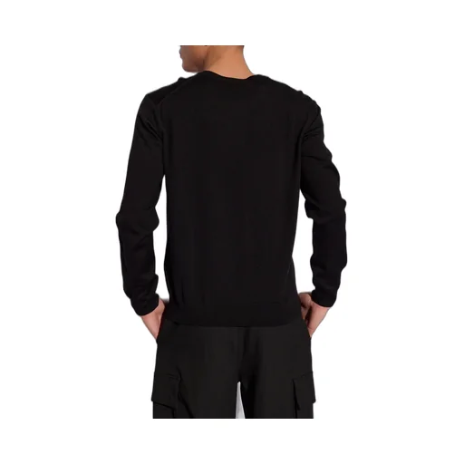 Bold Fox Head Patch Knitted Jumper