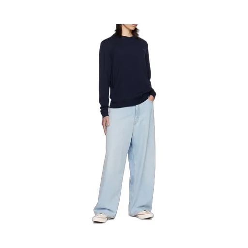 Bold Fox Head Patch Knitted Jumper